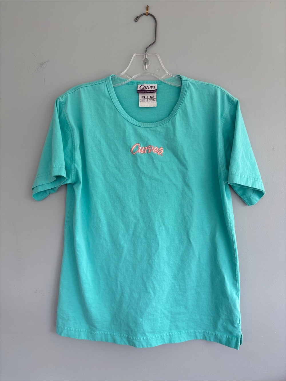 Women's Aqua Short-Sleeve Tee